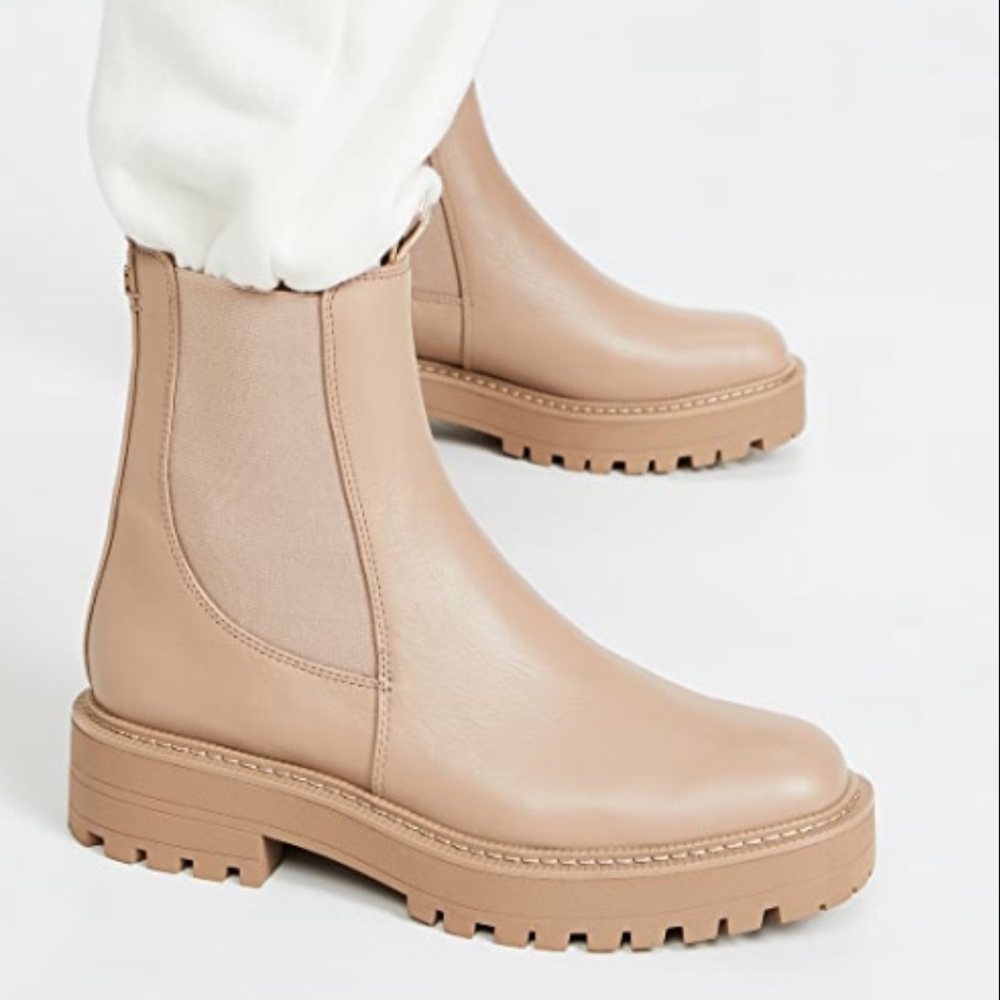 Sam Edelman Laguna Chelsea Boot Tawny Brown Size 8.5 NWT